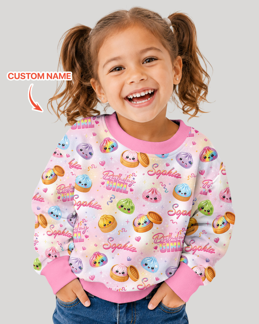 Maßgeschneiderter Bambus Rundhals-Sweatshirt