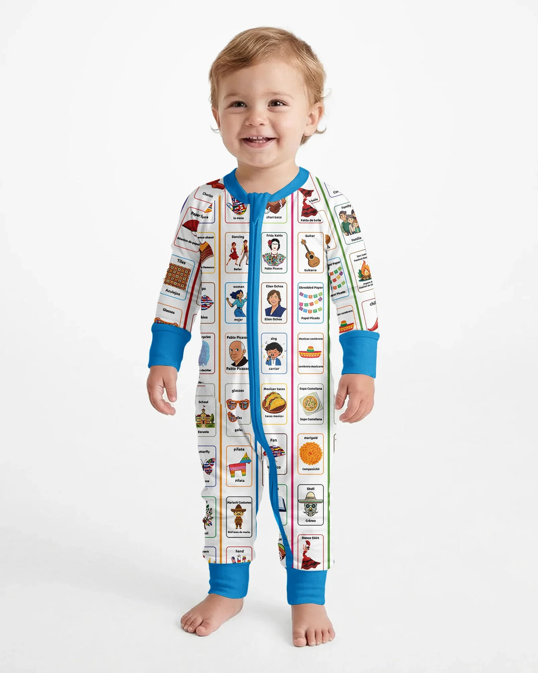 Gerippte Babykleidung mit individuellem Foto - Weich &amp; Skizzenhaft