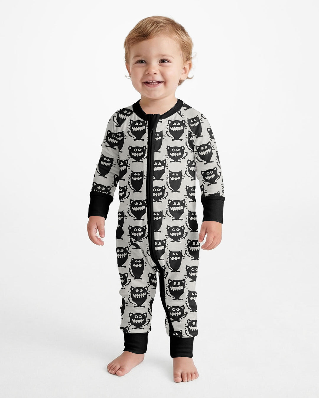Halloween Monster Cats Bamboo Convertible Zippy