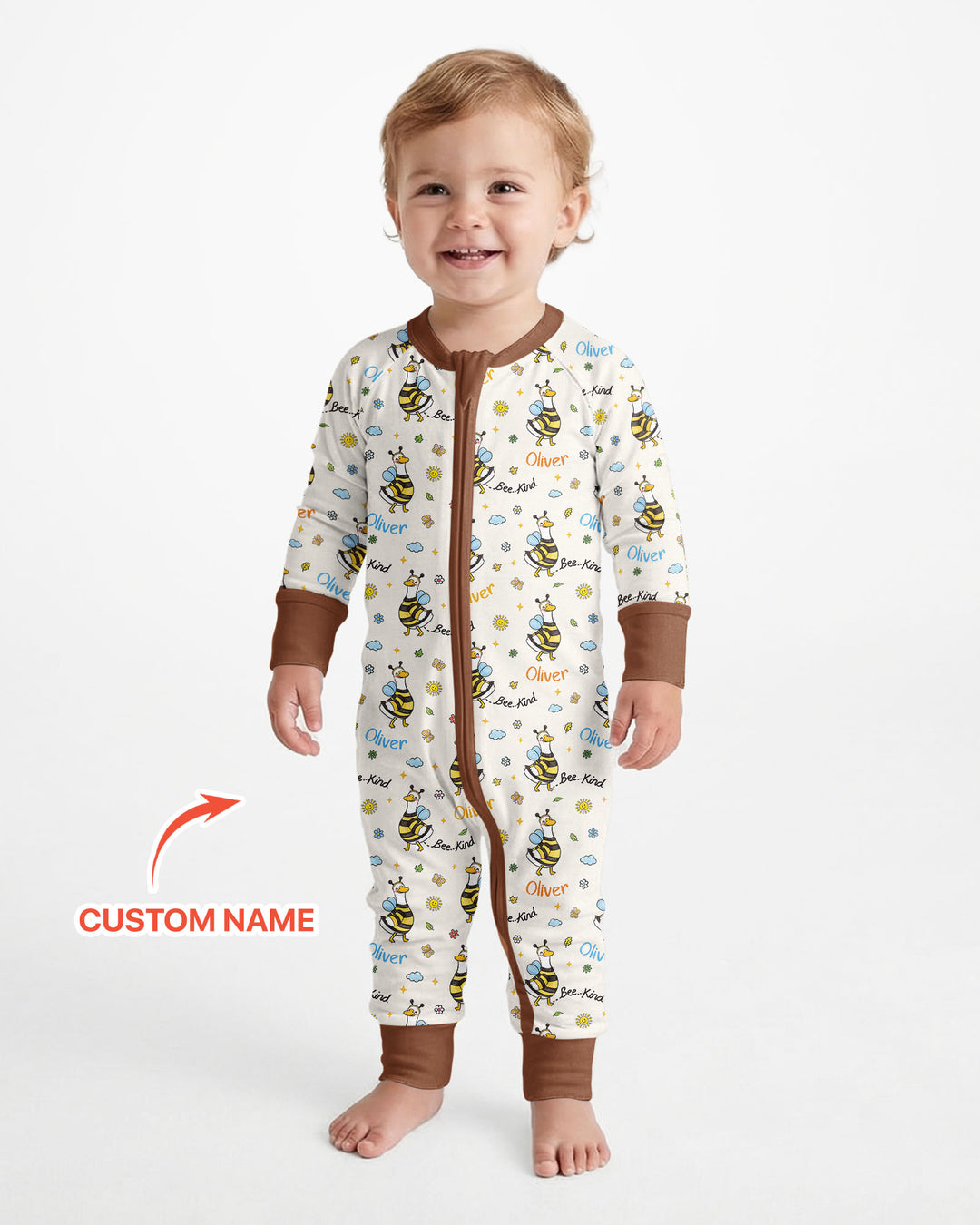 Gerippte Babykleidung mit individuellem Foto - Weich &amp; Skizzenhaft