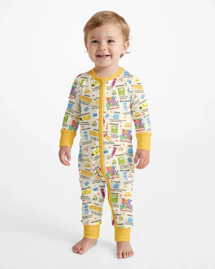 Gerippte Babykleidung mit individuellem Foto - Weich &amp; Skizzenhaft