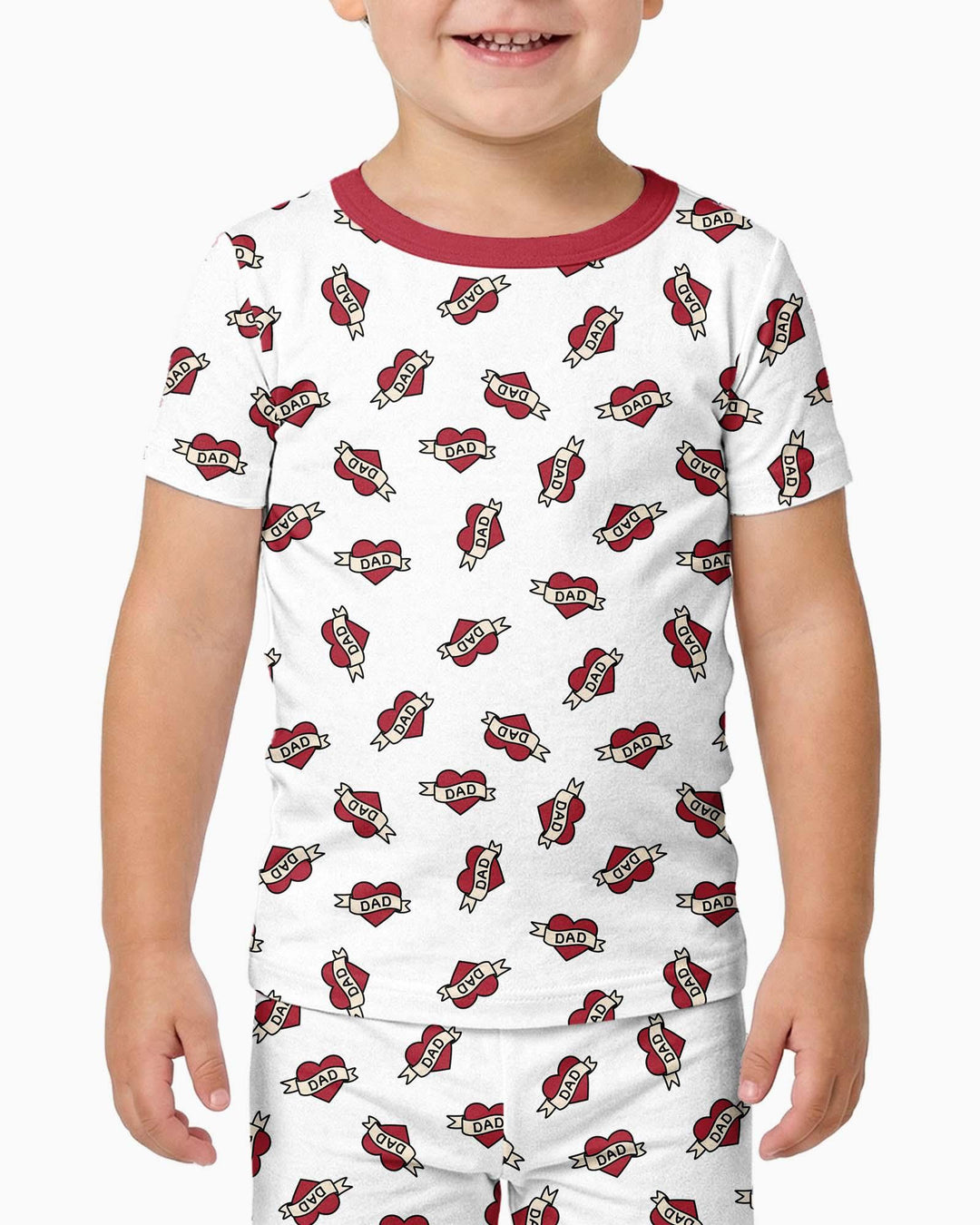 Zweiteiliges, kurzärmliges Pyjama-Set mit Marienkäfern