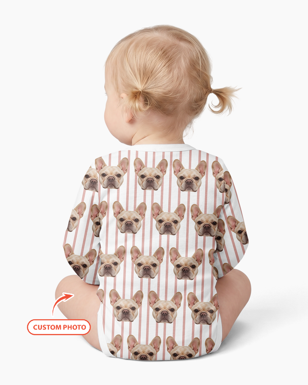 Cute Baby With Pet Bamboo Bodysuit