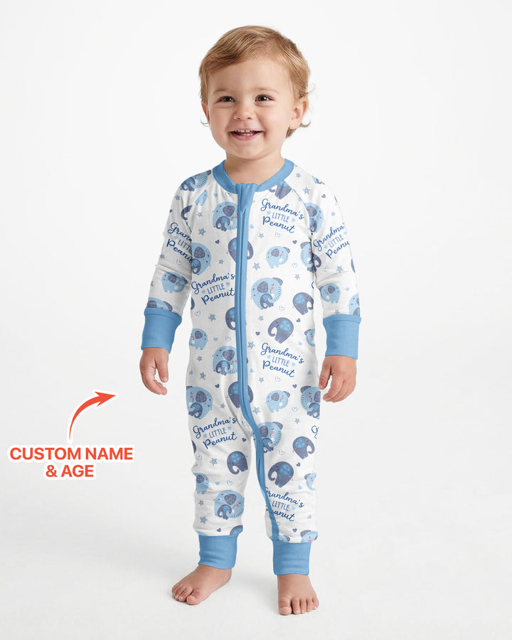 Little Peanut Baby Elephant Bamboo Convertible Zippy