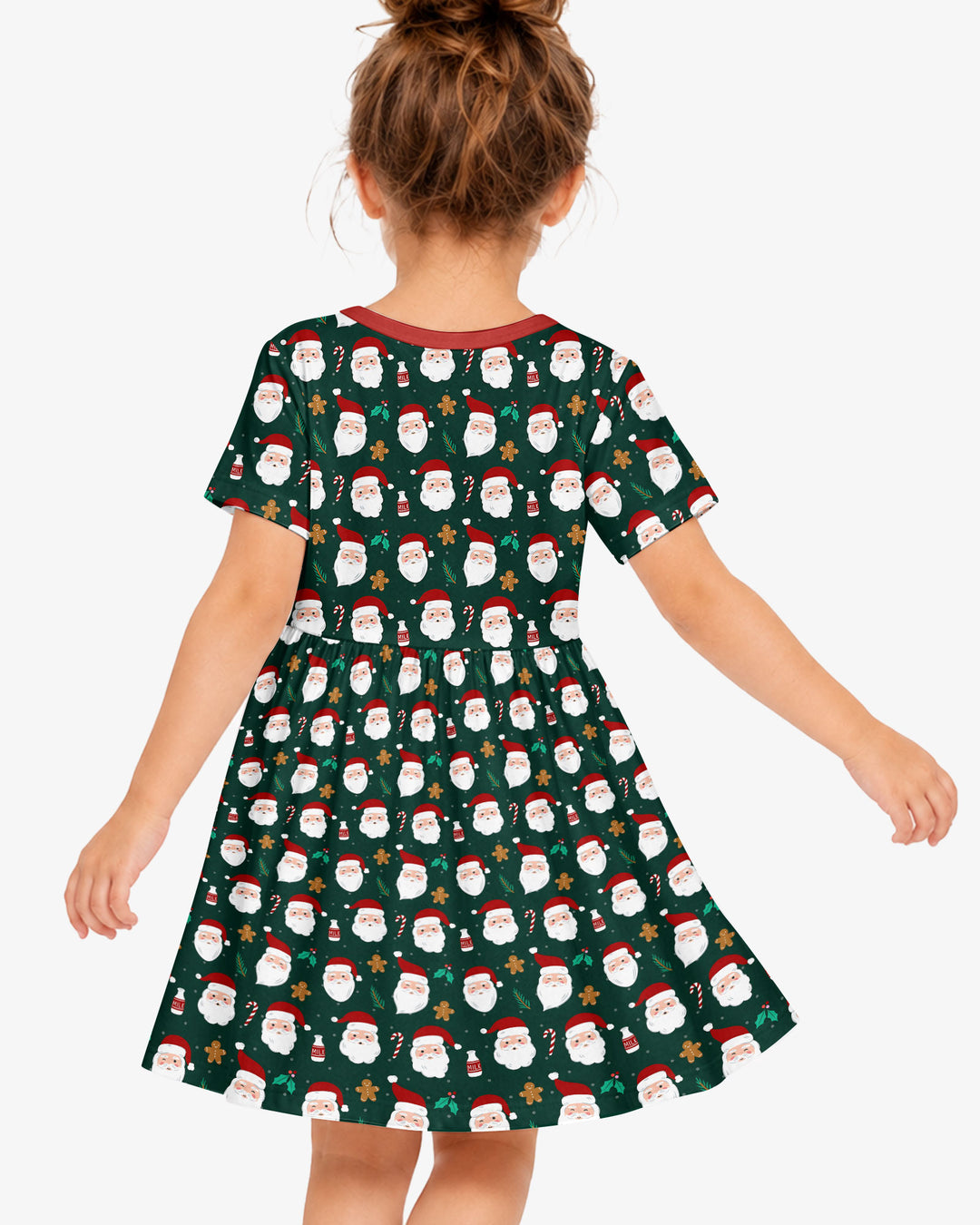 Christmas Sweet Santa Bamboo Twirl Dress