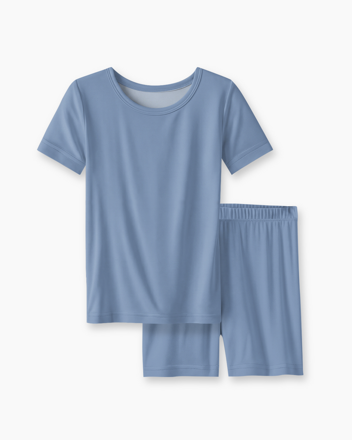 Zweiteiliges, kurzärmliges Pyjama-Set mit Marienkäfern