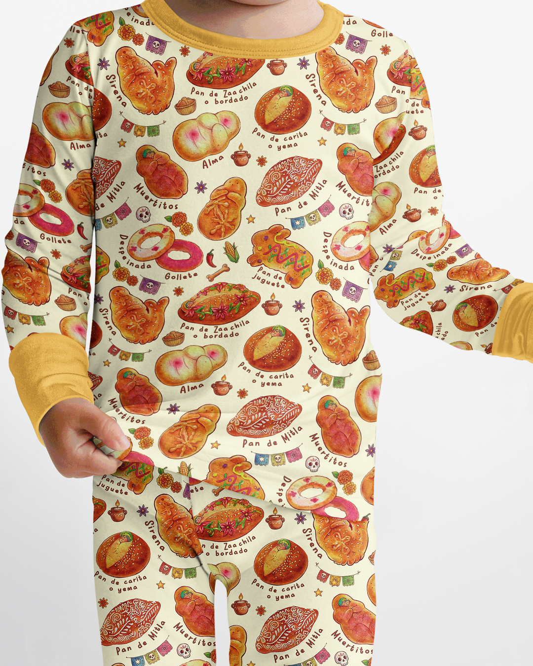 Pan Dulce Dreams Bamboo Two Piece Long Sleeve Pajama Set