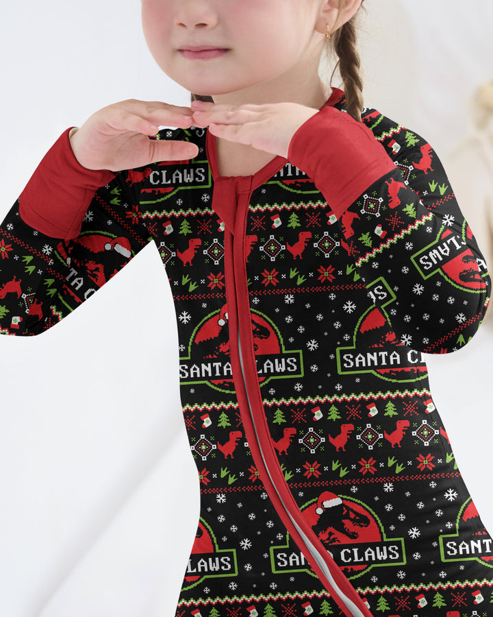 Santa Claws Christmas Bamboo Convertible Zippy