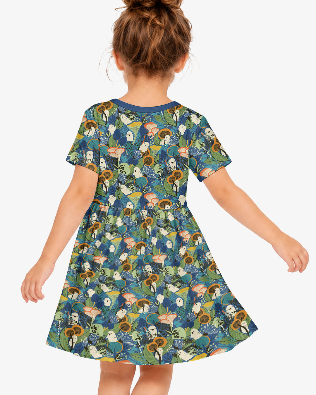 Ghost Forest Bamboo Twirl Dress