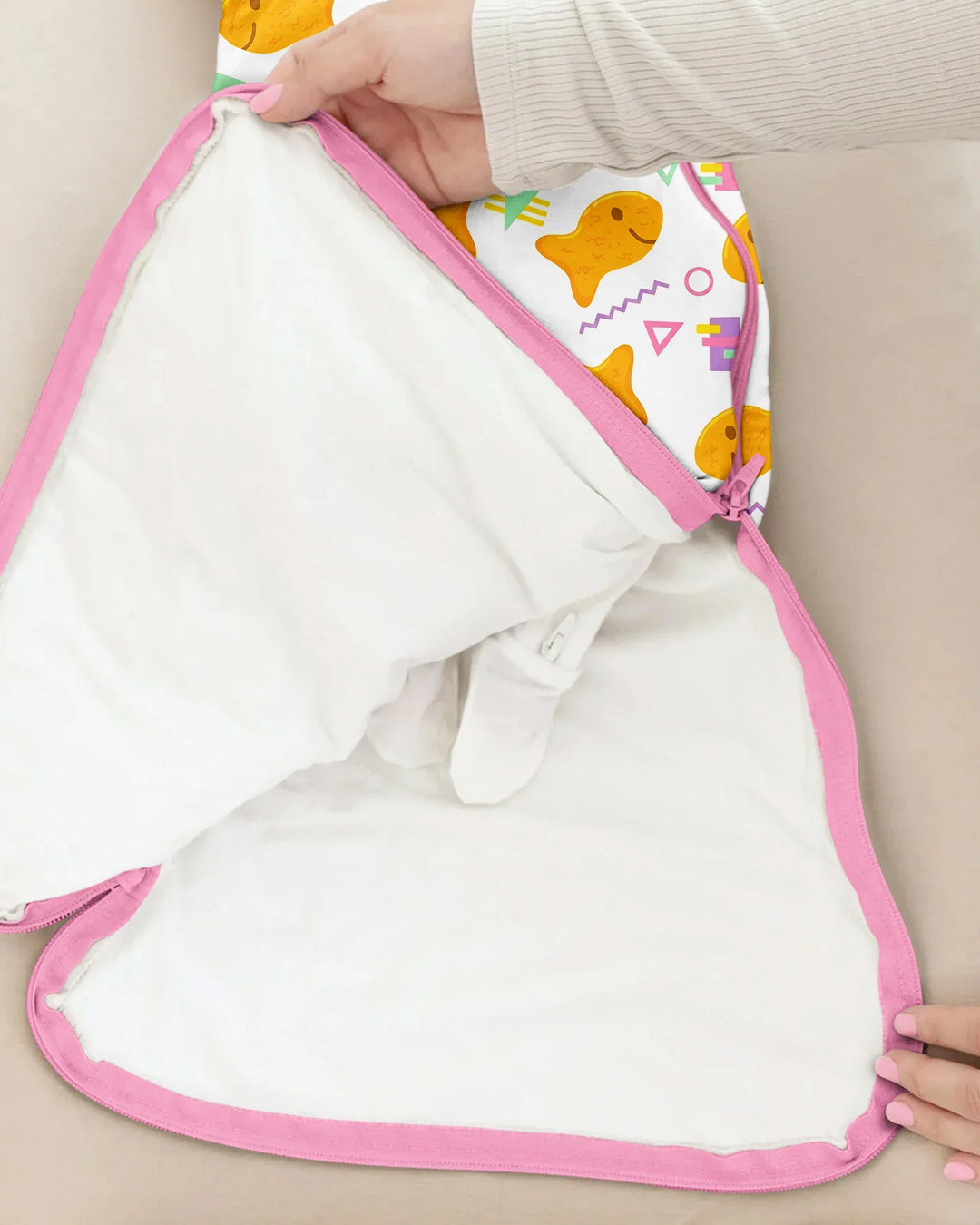 Cheesy Fishies Family Matching Bamboo Sleep Bag