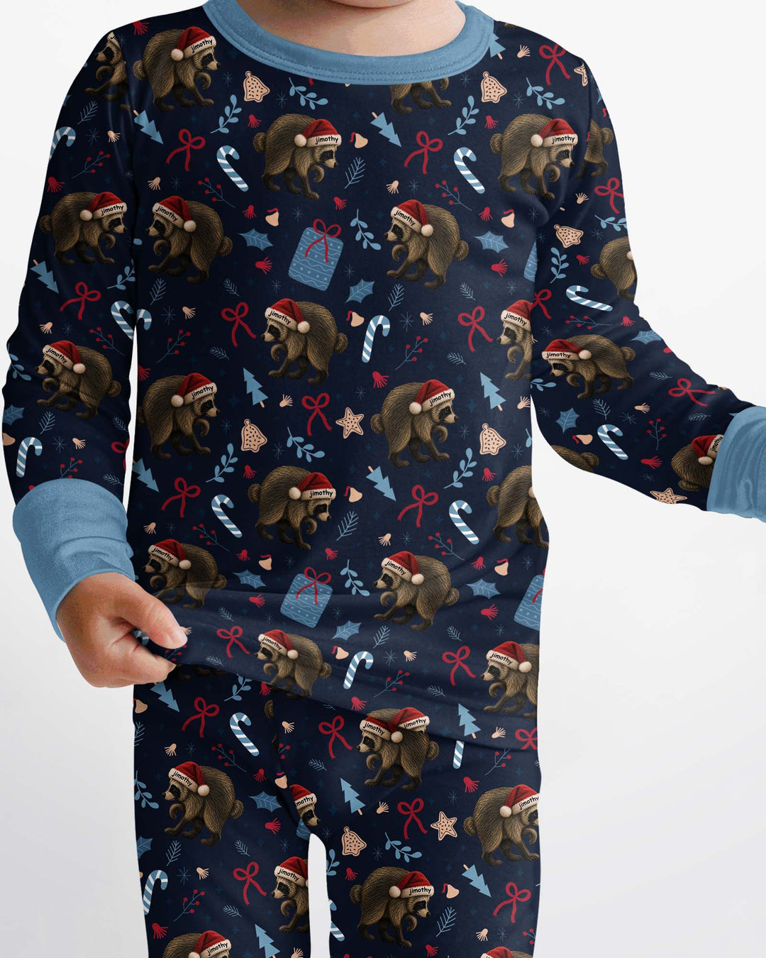Be A Merry Jimothy Bamboo Two Piece Long Sleeve Pajama Set