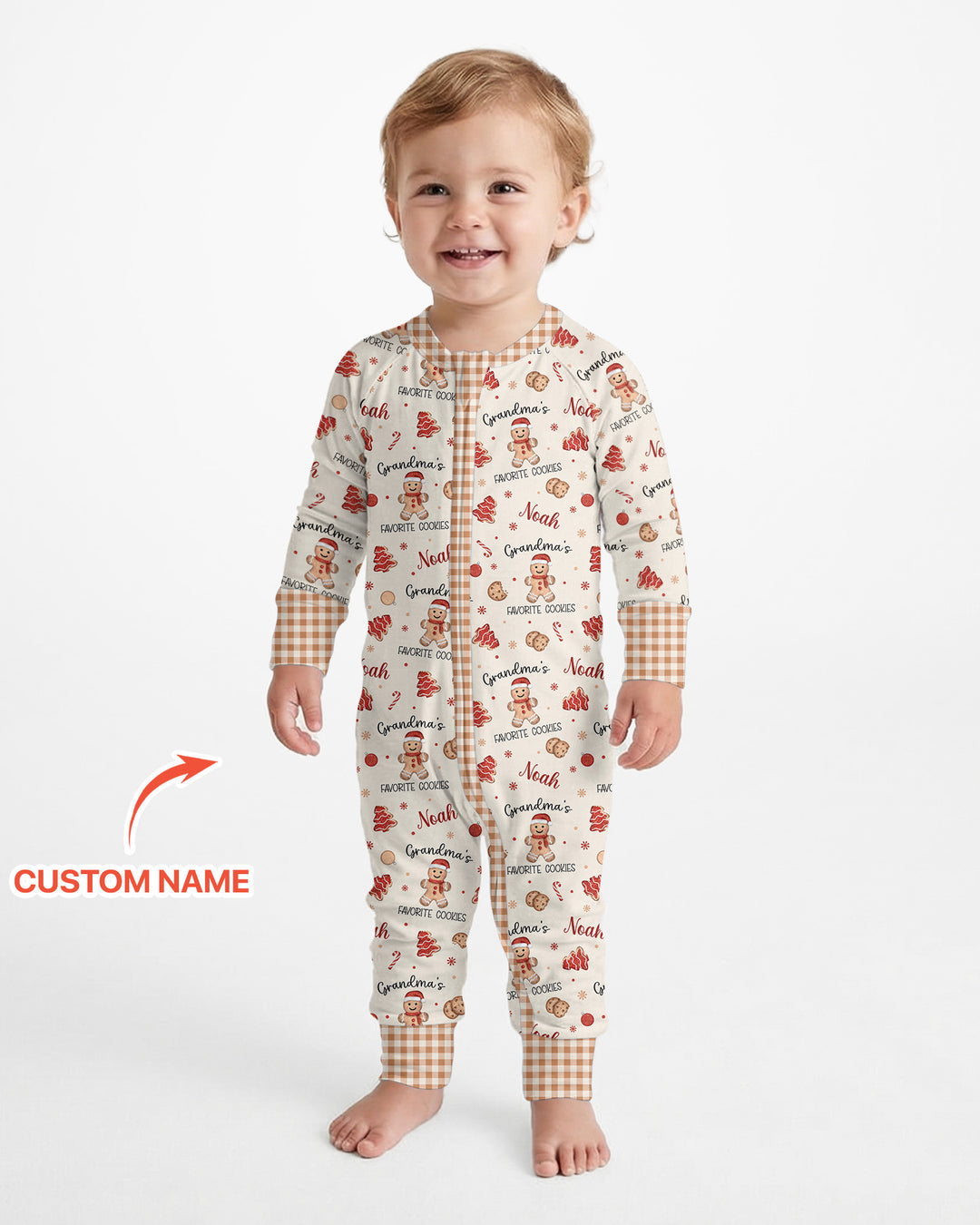 Custom Name Grandma’s Favorite Cookies Bamboo Convertible Zippy