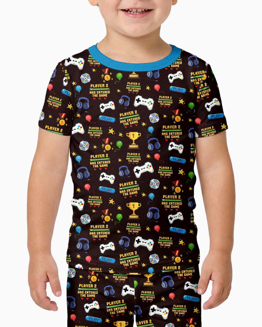 Zweiteiliges, kurzärmliges Pyjama-Set mit Marienkäfern