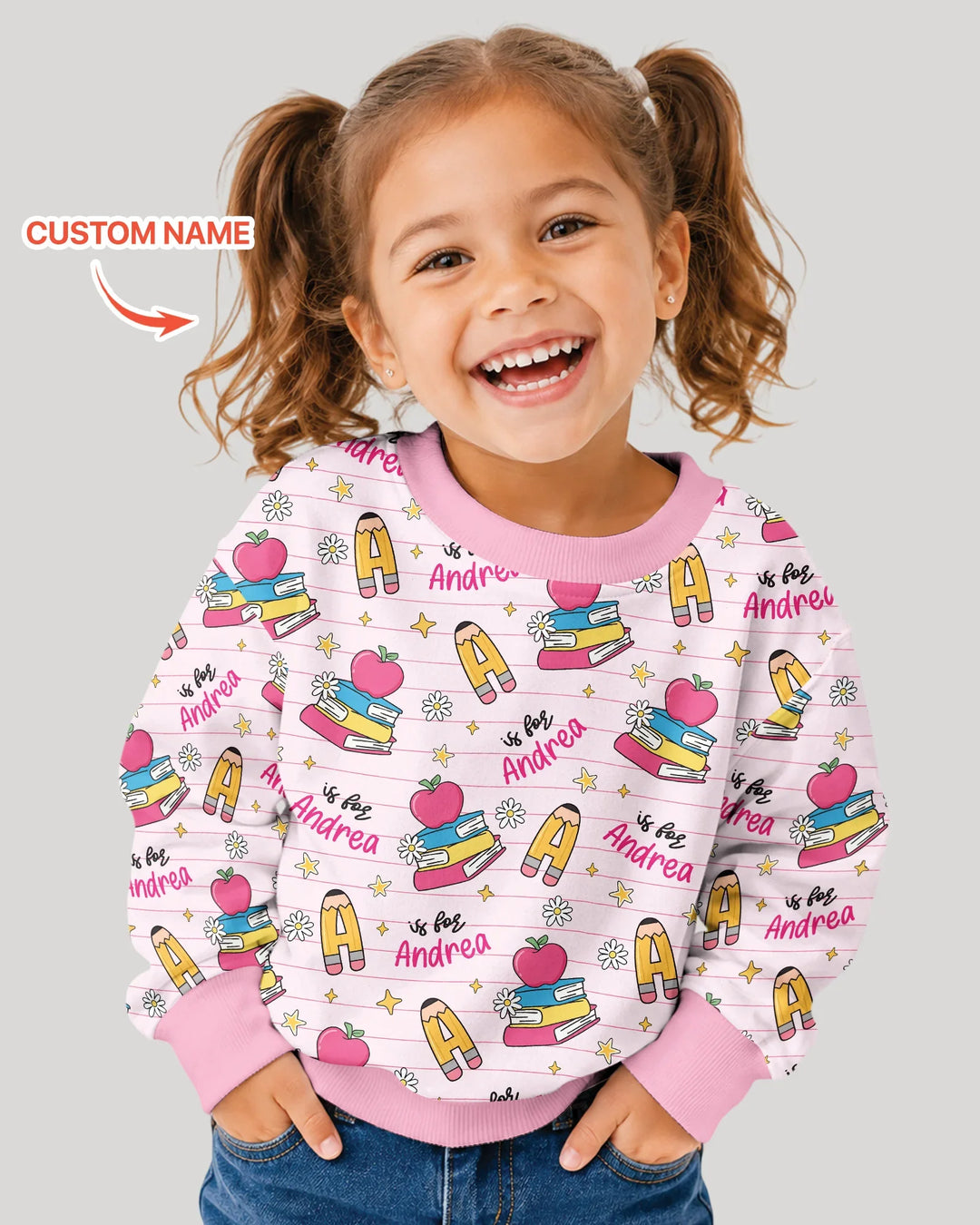 Custom Template Bambus-Rundhals-Sweatshirt