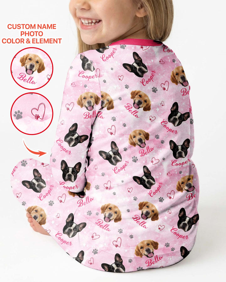Personalized Family Matching Bamboo Two Piece Long Sleeve Pajama Set