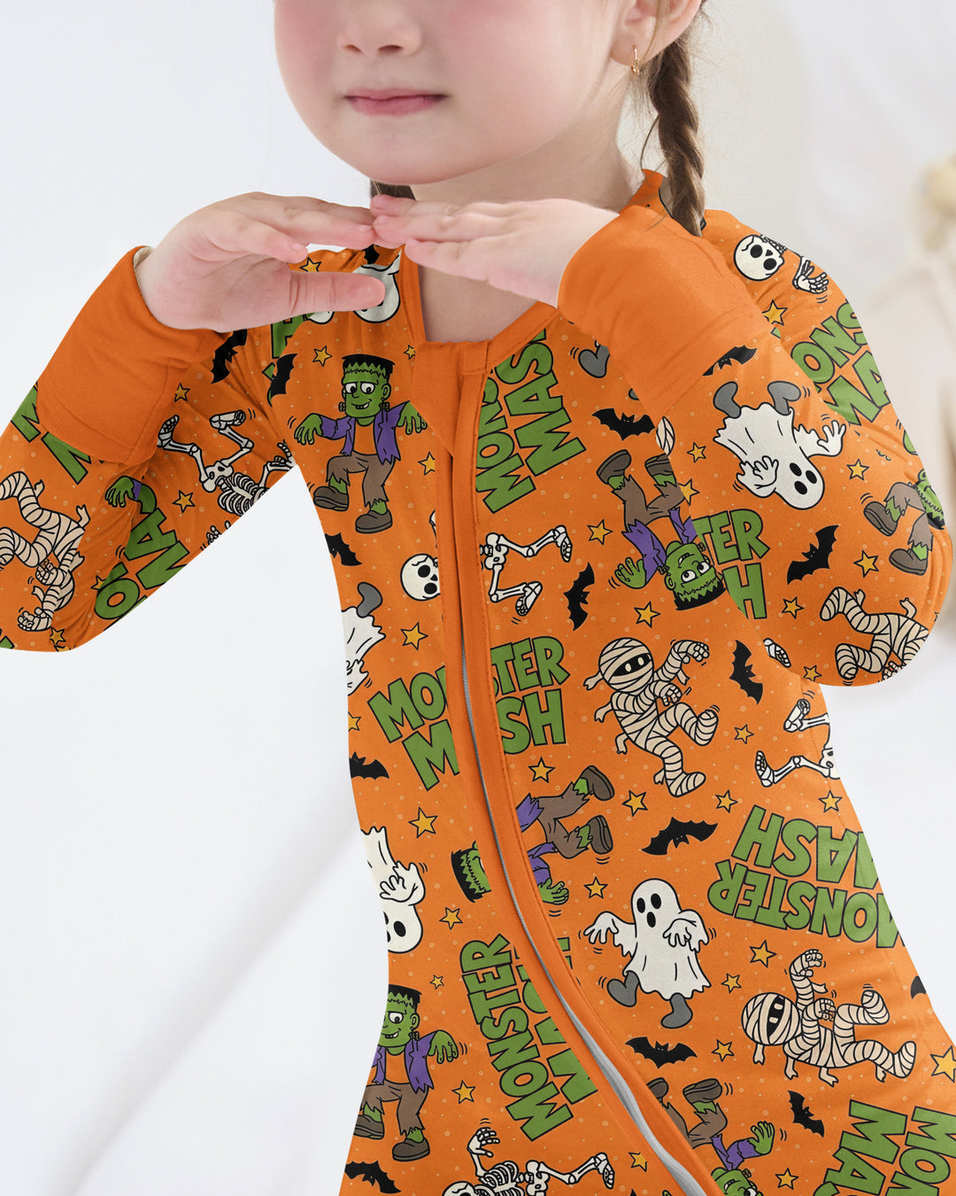 Monster Mash Halloween Bamboo Convertible Zippy