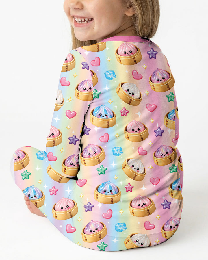 Just A Girl Who Loves Squishy Custom Name Bamboo Two Piece Long Sleeve Pajama Set