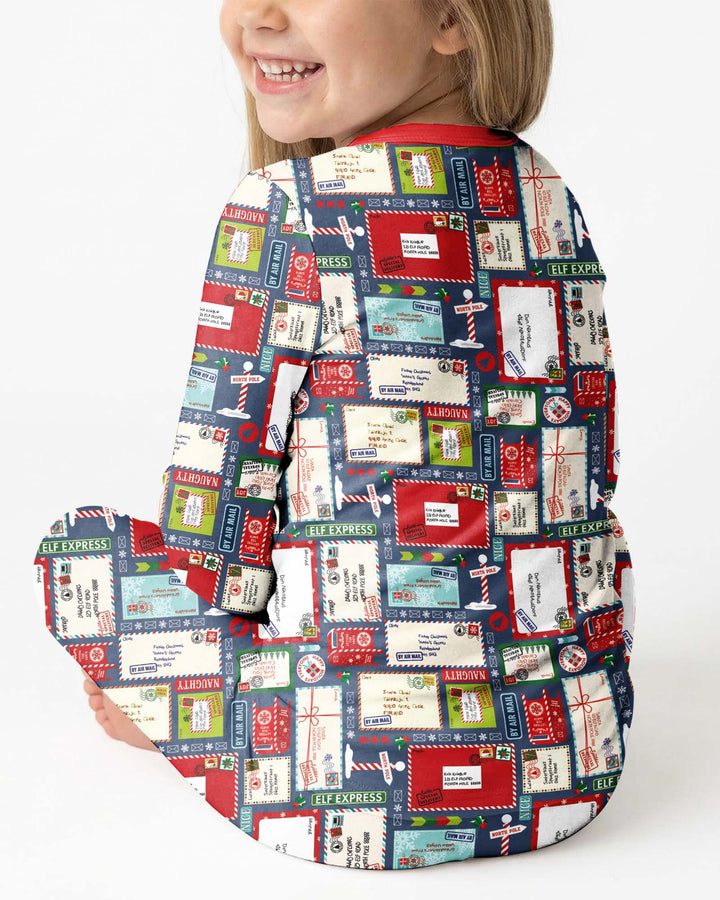 Dear Santa Bamboo Two Piece Long Sleeve Pajama Set
