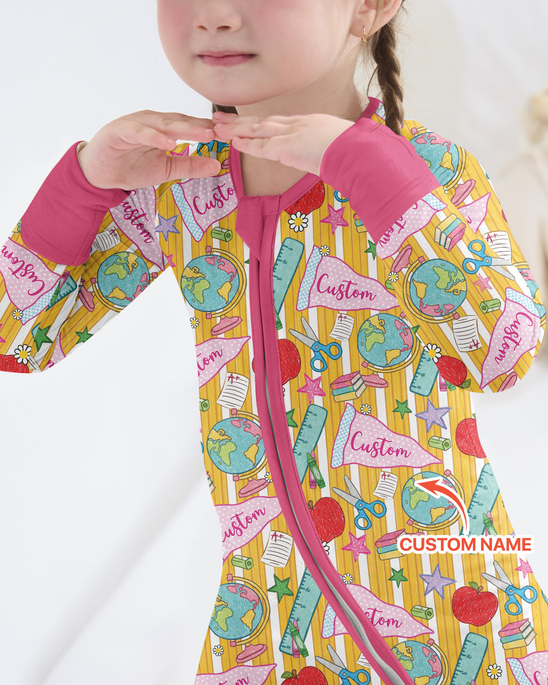 Gerippte Babykleidung mit individuellem Foto - Weich &amp; Skizzenhaft