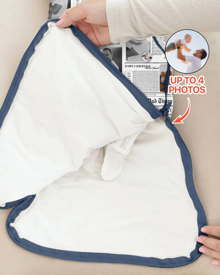 Schlafsack aus Bambus-Musselin – personalisierbar