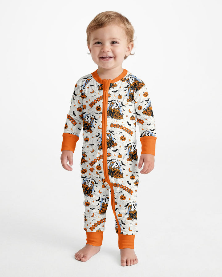 Boo-dozer Halloween Bamboo Convertible Zippy