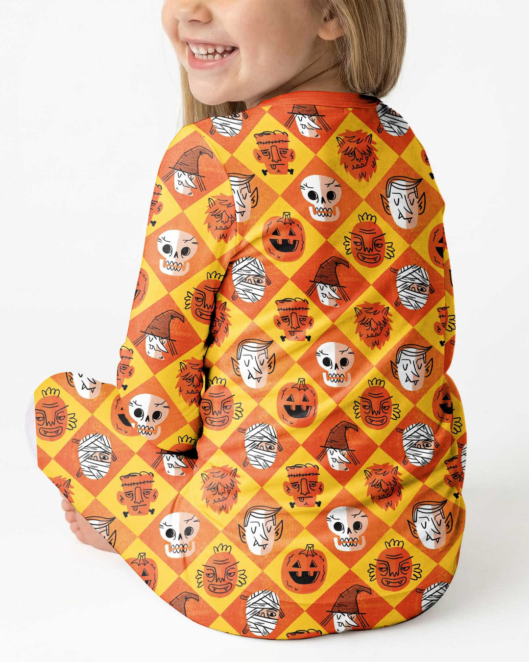 Monster Mix Bamboo Two Piece Long Sleeve Pajama Set
