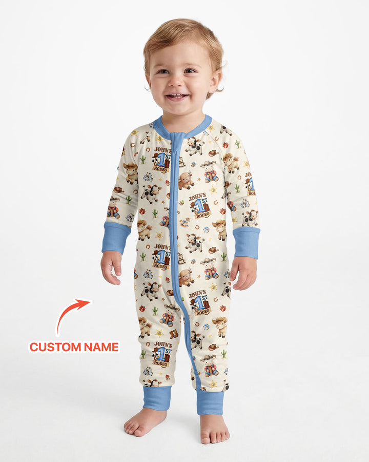 Gerippte Babykleidung mit individuellem Foto - Weich &amp; Skizzenhaft