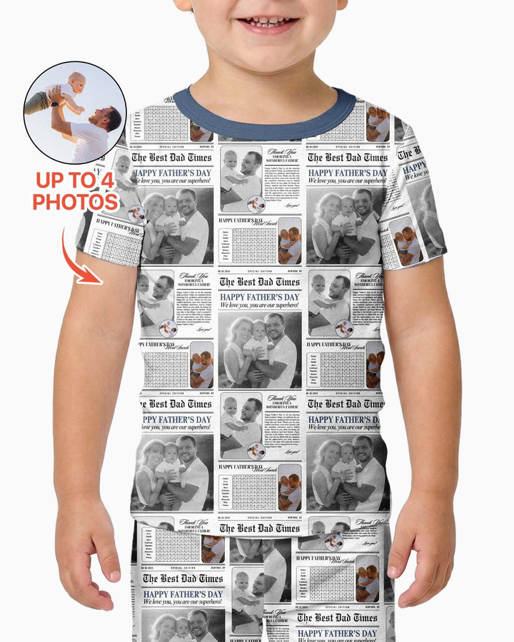 Zweiteiliges, kurzärmliges Pyjama-Set mit Marienkäfern