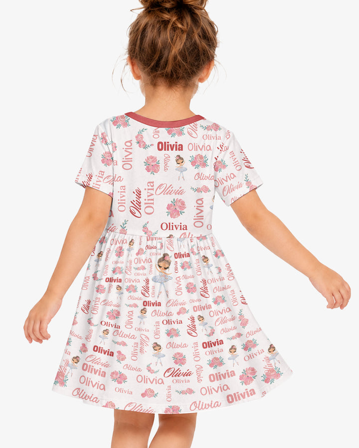 Cute Avatar Bamboo Twirl Dress