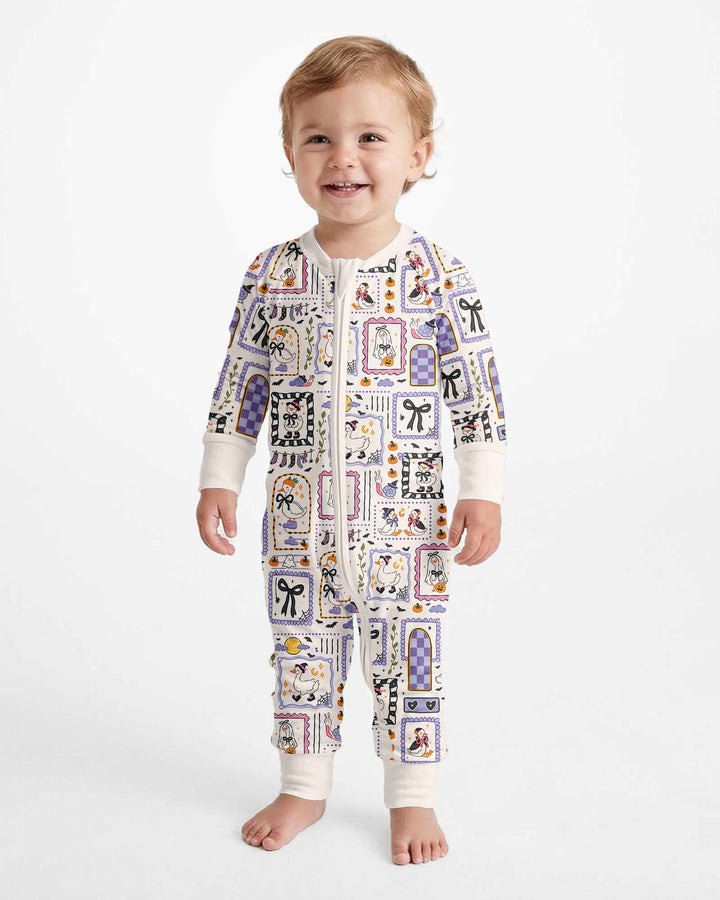 Just a Goose Halloween Bamboo Convertible Zippy