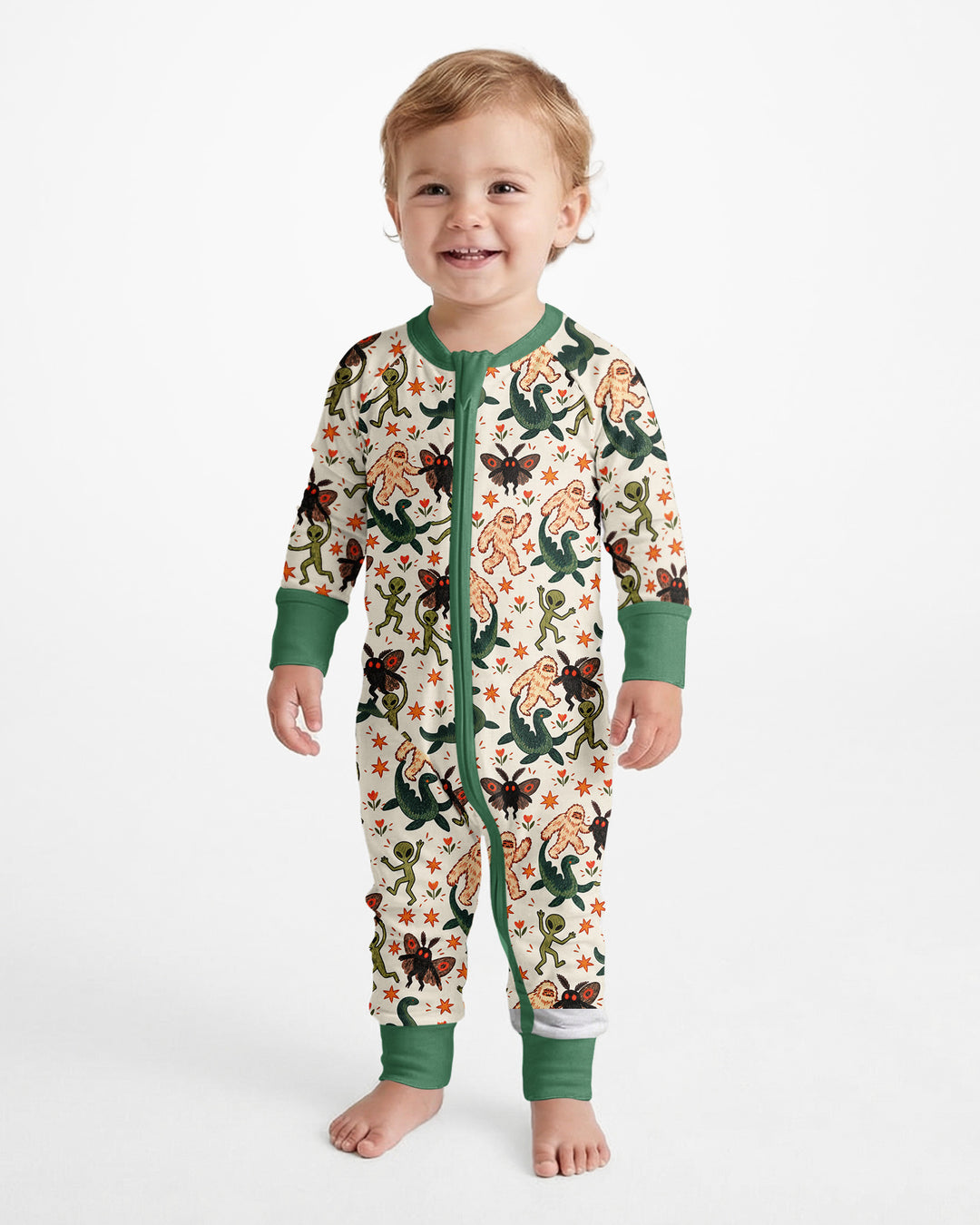 Dancing Cryptids Bamboo Convertible Zippy