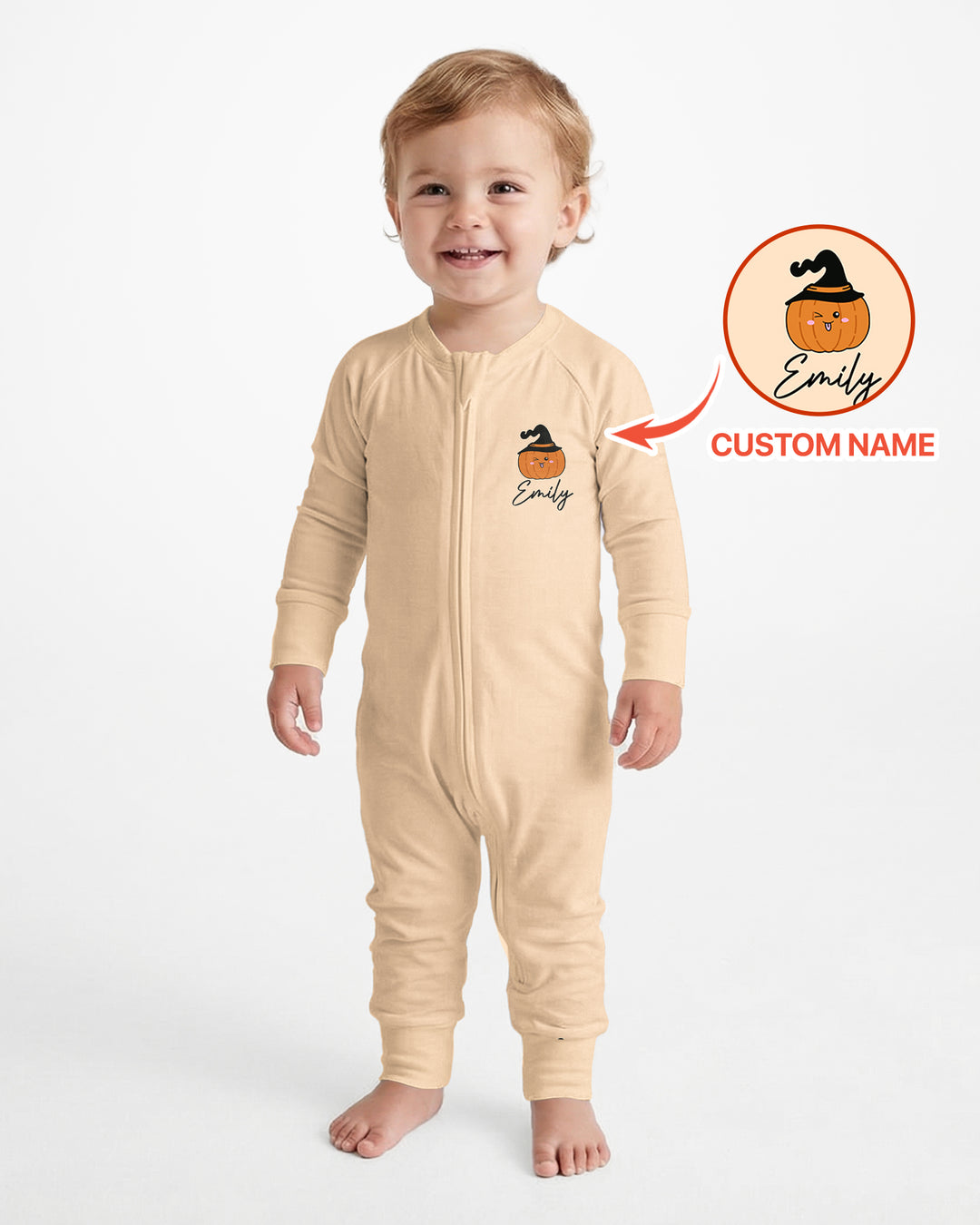 Personalized My First Halloween Ghost Bamboo Convertible Zippy
