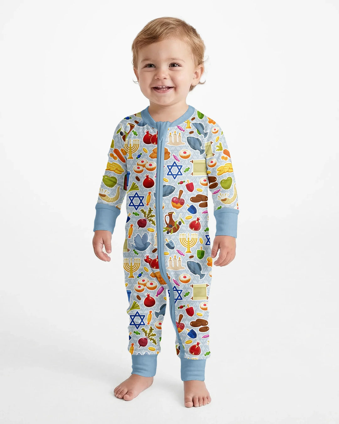 Gerippte Babykleidung mit individuellem Foto - Weich &amp; Skizzenhaft