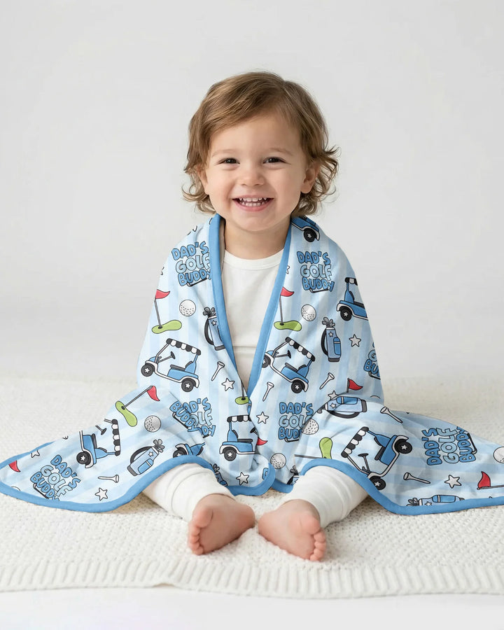Dad's Golf Buddy Bamboo Blanket