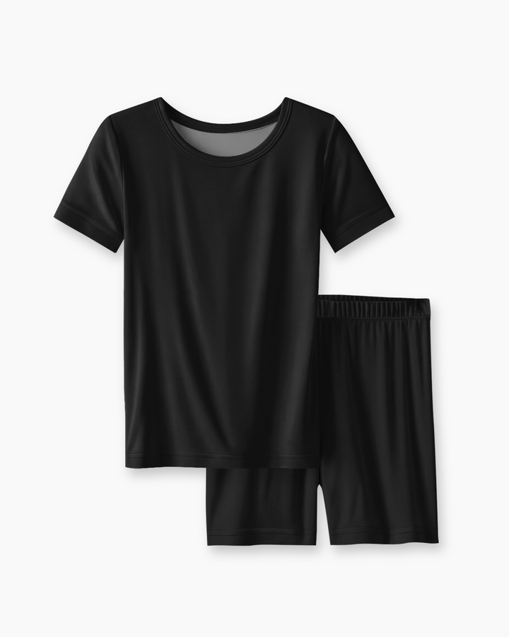Zweiteiliges, kurzärmliges Pyjama-Set mit Marienkäfern