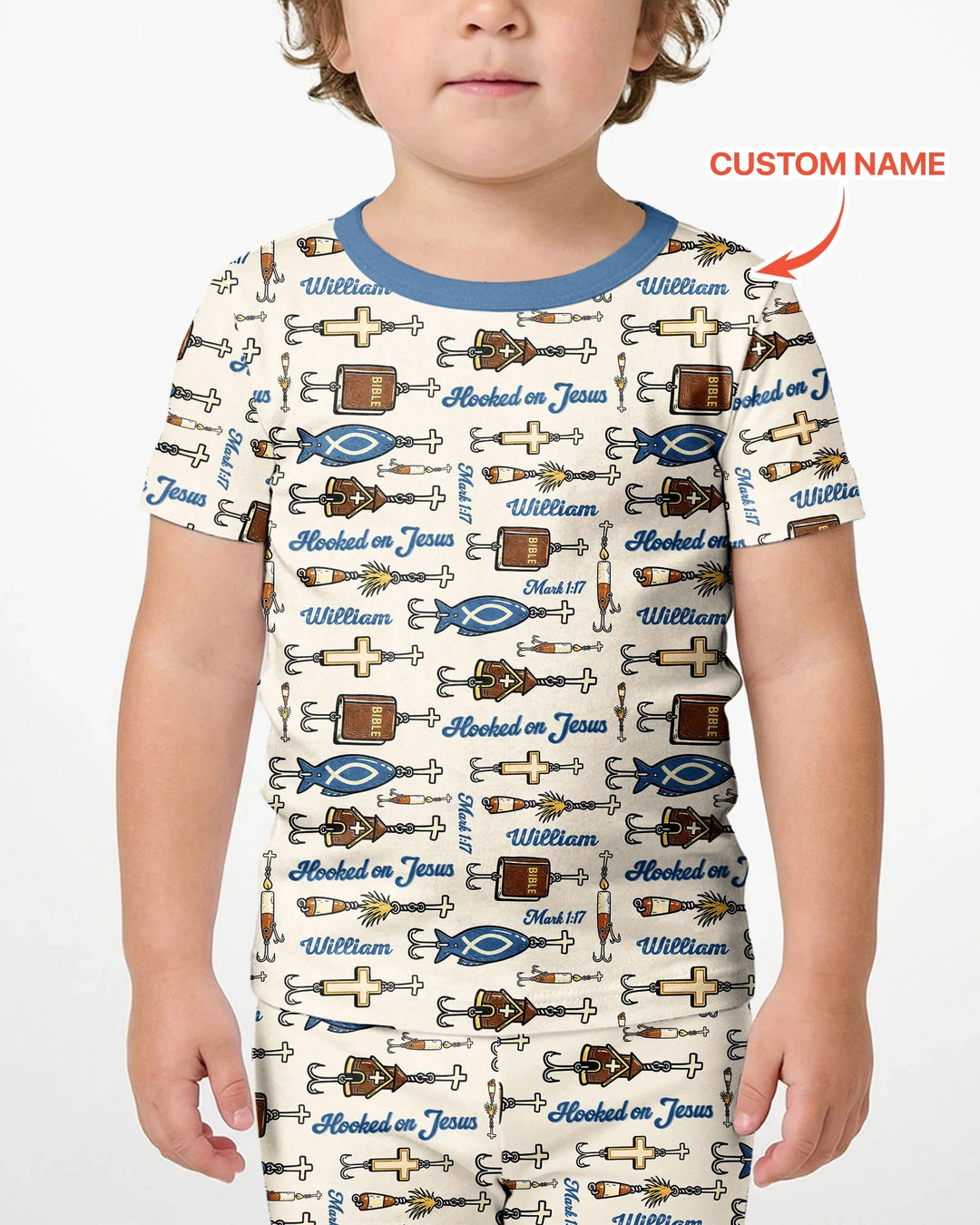 Zweiteiliges Pyjama-Set mit kurzen Ärmeln und Shorts im Sommer-Design