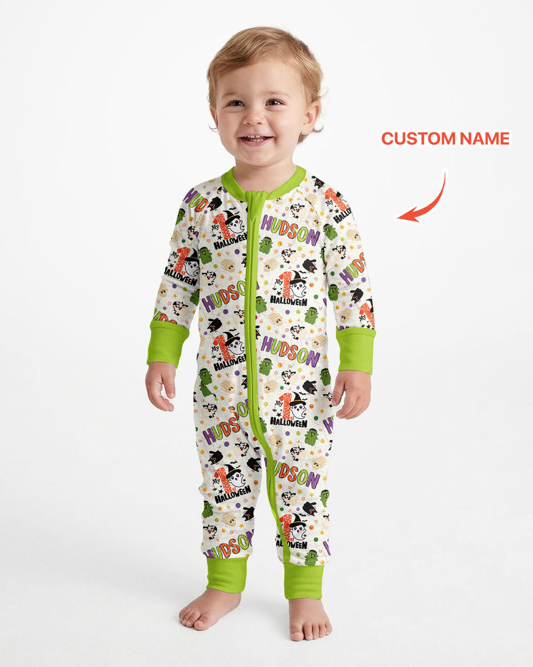Personalized My First Halloween  Bamboo Convertible Zippy