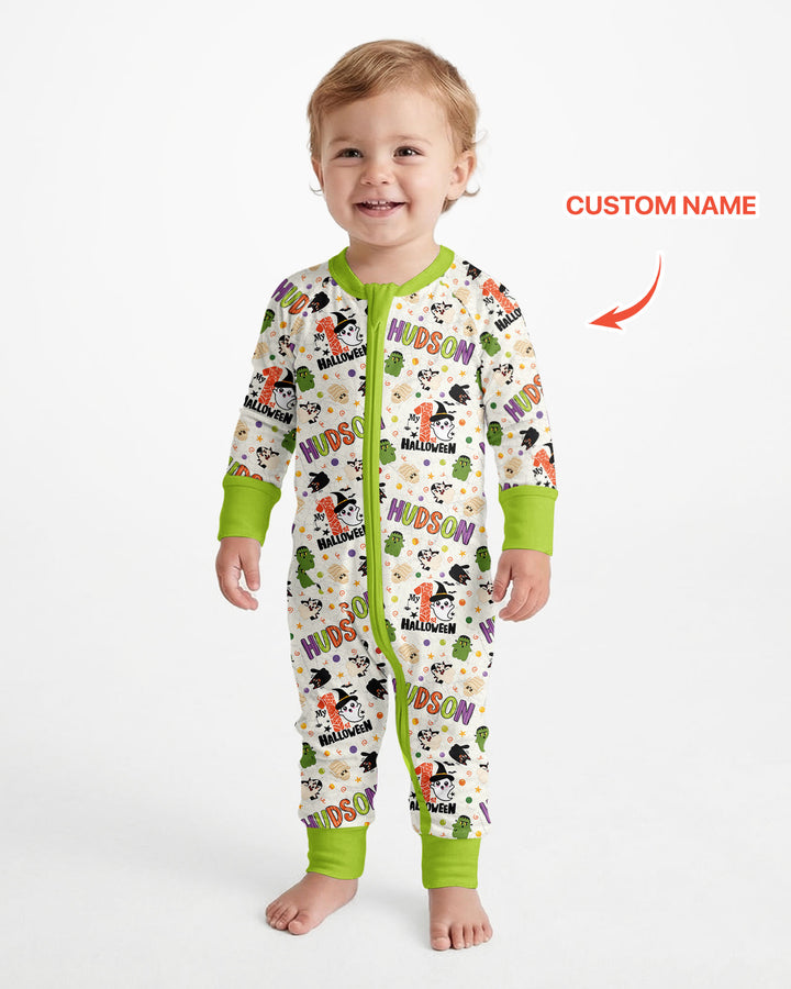 Personalized My First Halloween  Bamboo Convertible Zippy