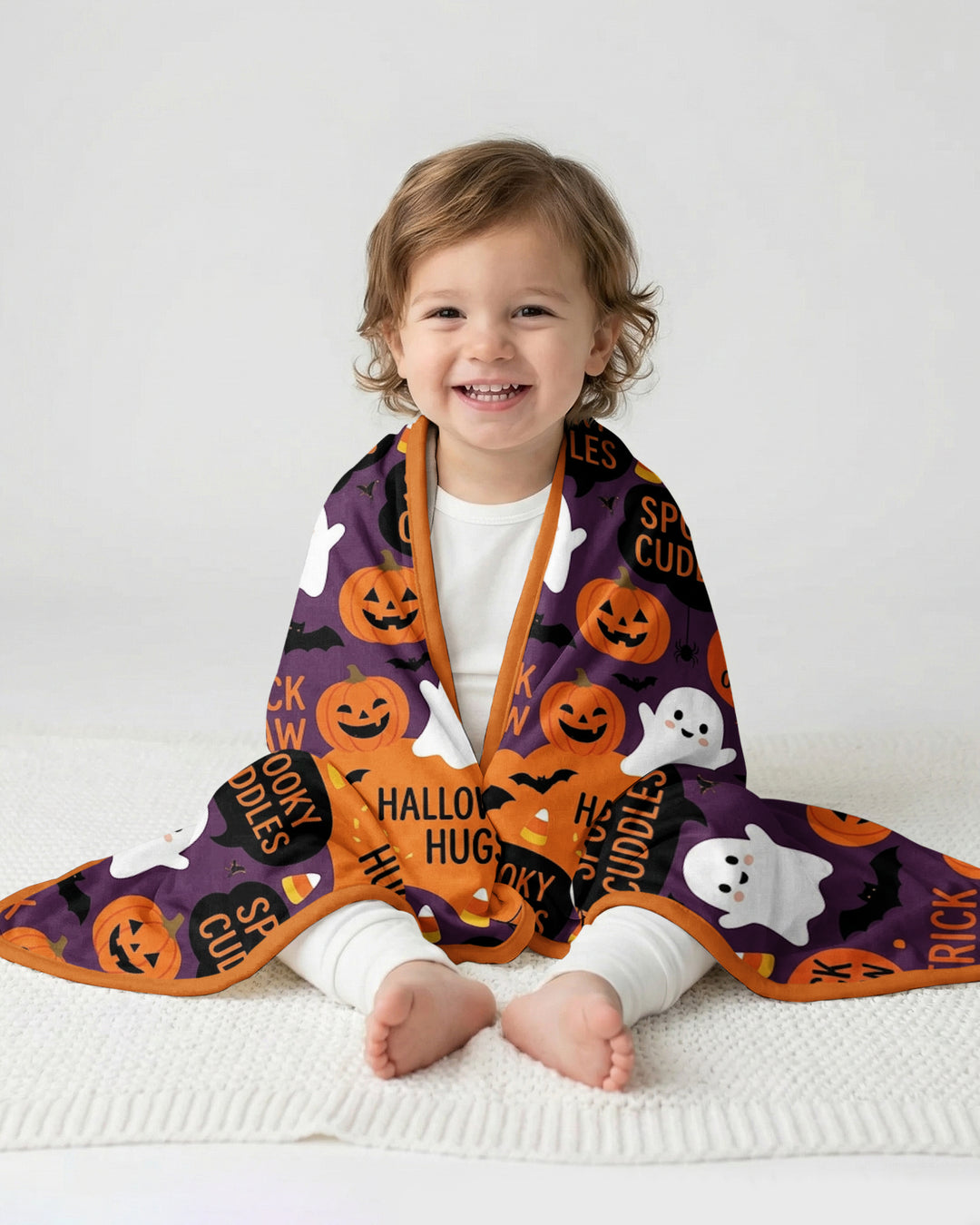 Happy Howl-O-Ween Bamboo Blanket