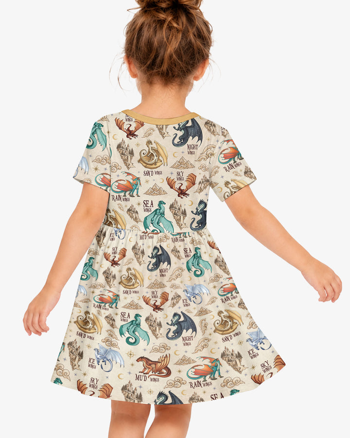 Elemental Dragons Bamboo Twirl Dress