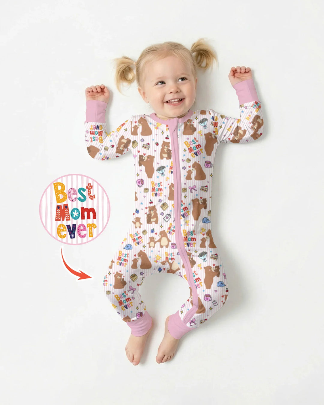 Gerippte Babykleidung mit individuellem Foto - Weich &amp; Skizzenhaft