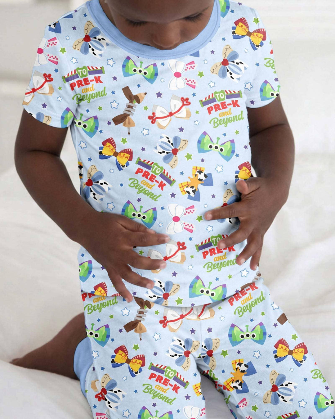 Zweiteiliges, kurzärmliges Pyjama-Set mit Marienkäfern