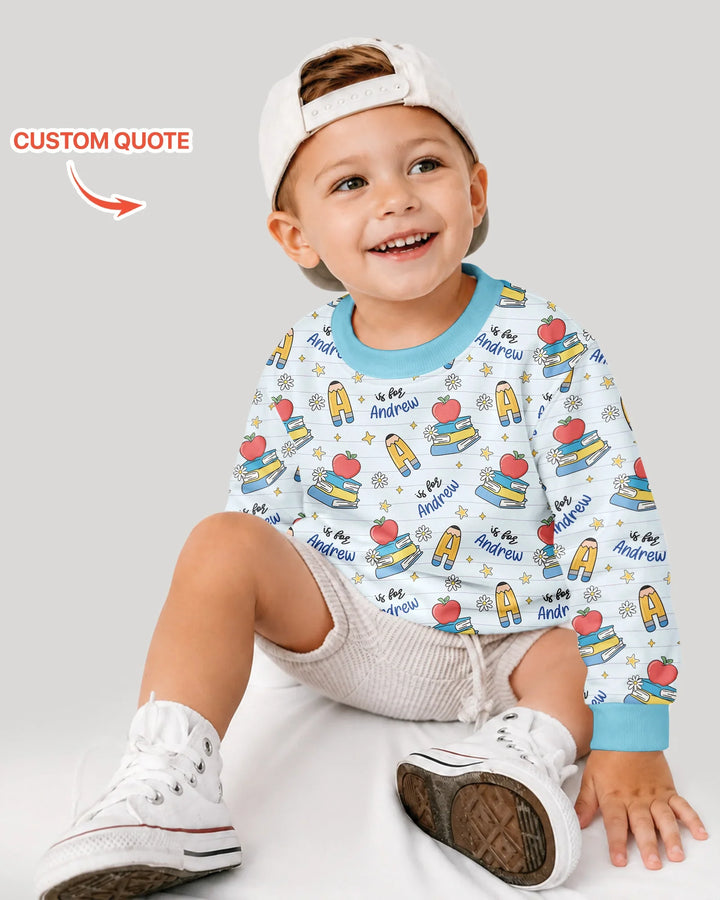 Custom Template Bambus-Rundhals-Sweatshirt
