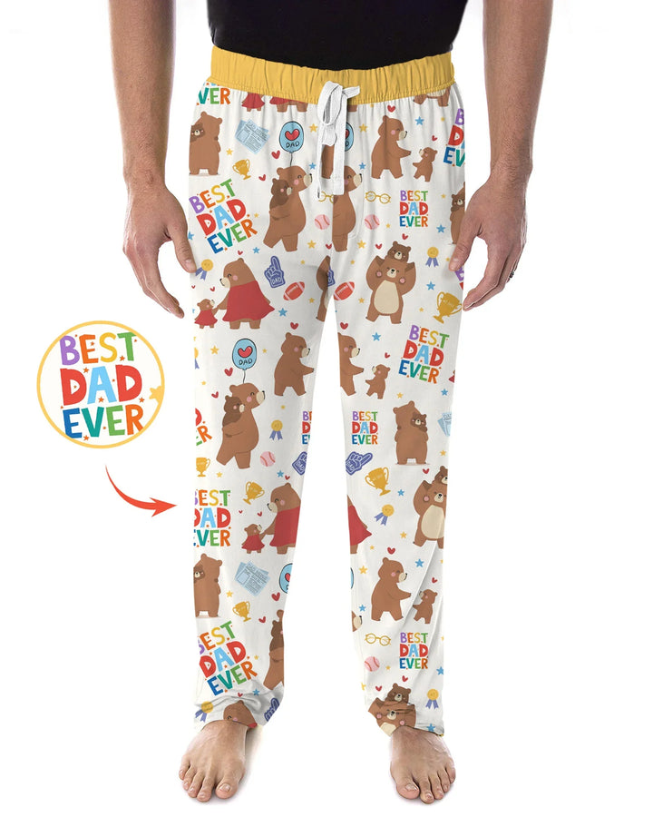 Best Daddy Bear Ever Family Matching Bamboo Men's Pajama Set