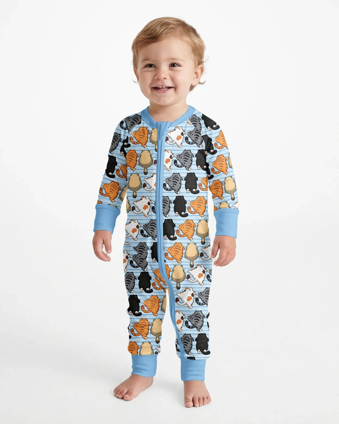 Gerippte Babykleidung mit individuellem Foto - Weich &amp; Skizzenhaft