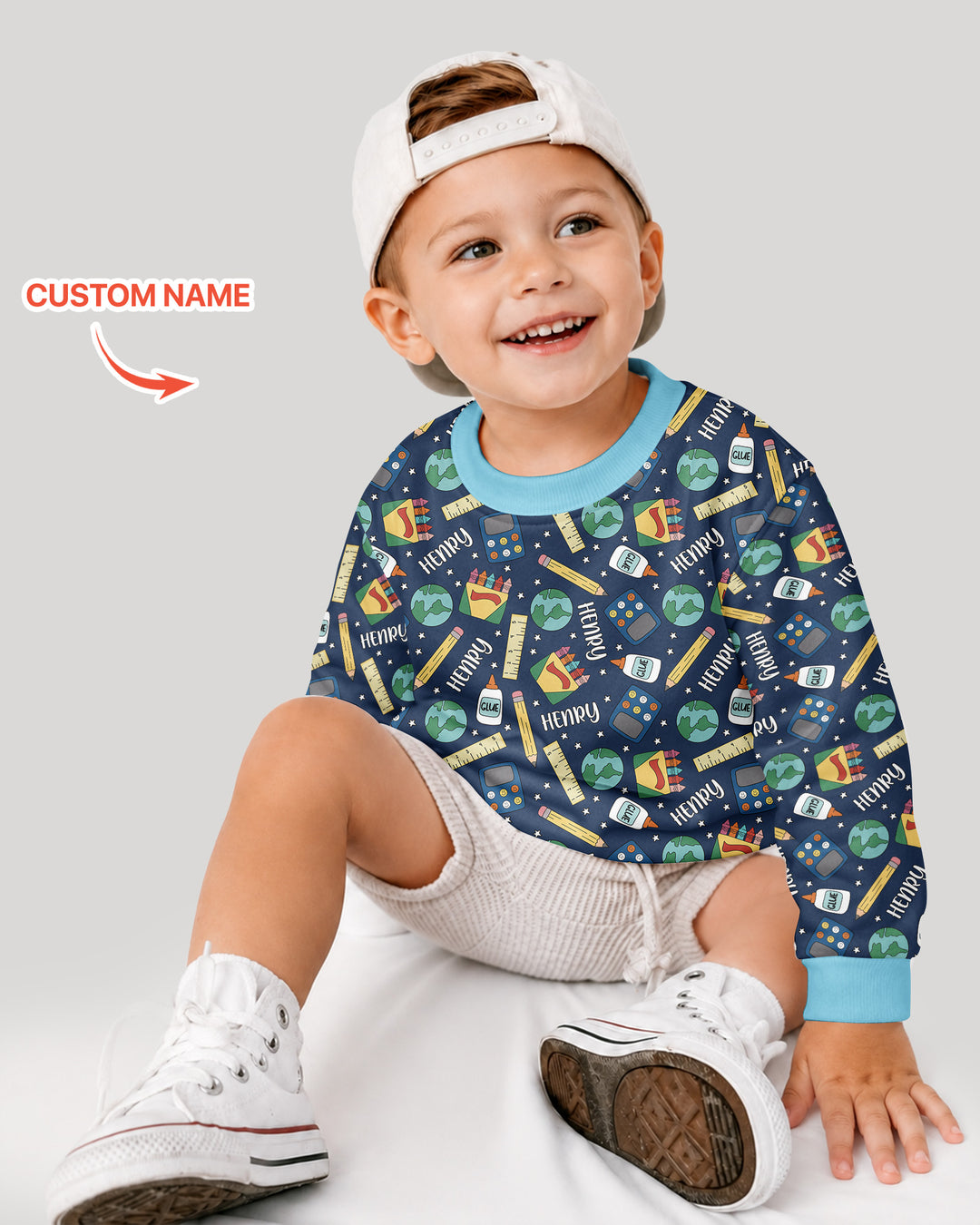 School Supply Bamboo Crewneck Sweatshirt