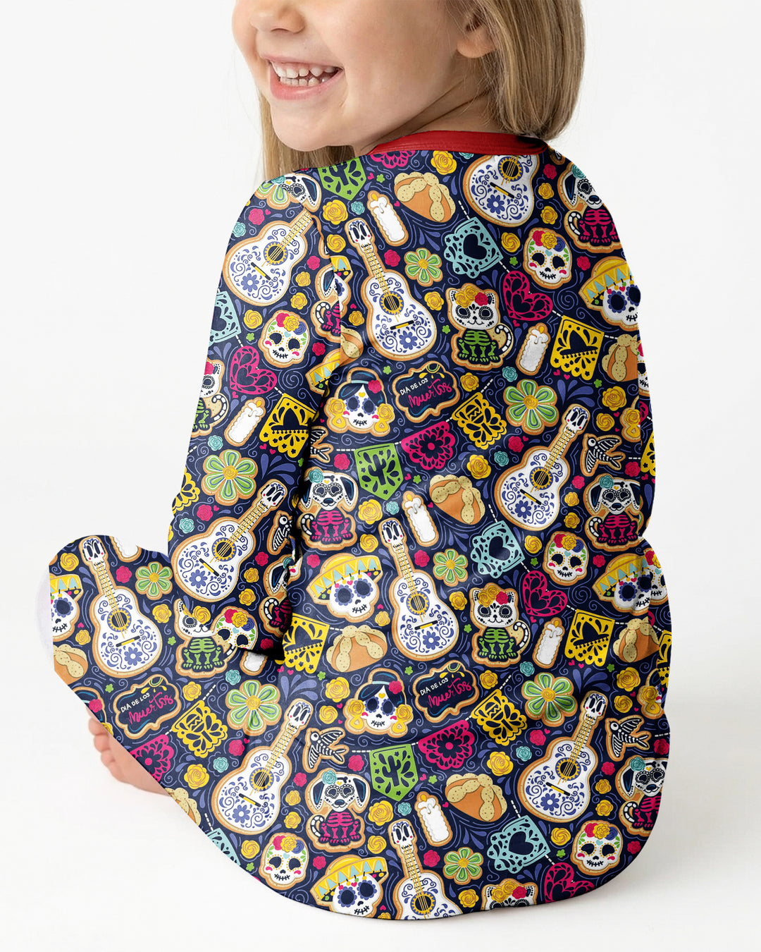 Cookie De Los Muertos Bamboo Two Piece Long Sleeve Pajama Set