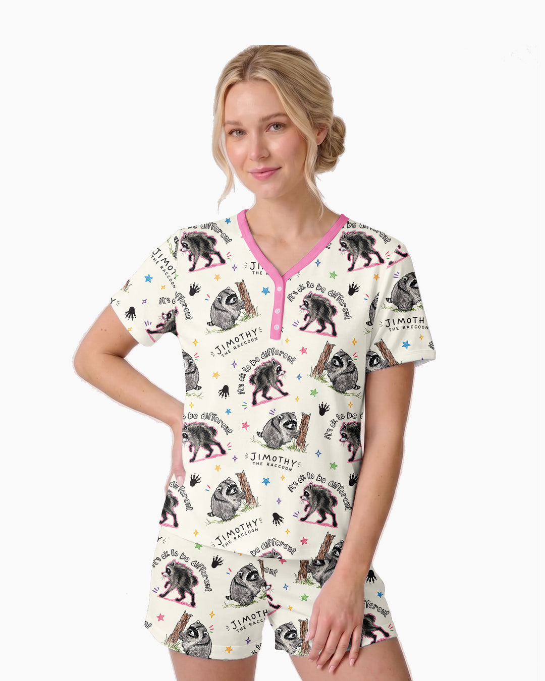 It's Okay to be Jimothy Bamboo Women Short Pajama Set