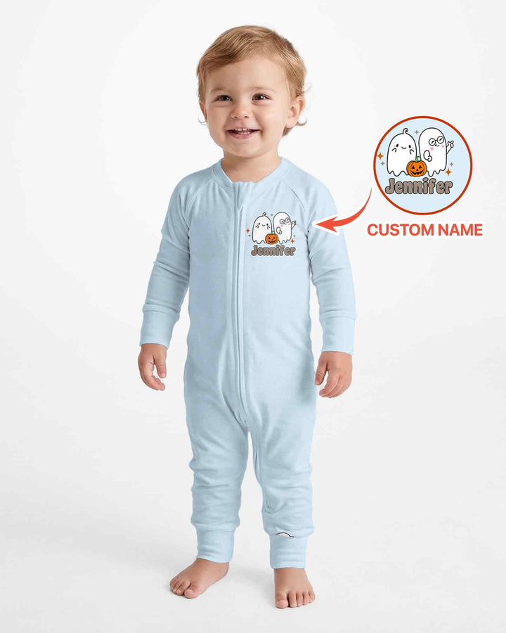 Personalized Spooky One Birthday 1st Birthday Halloween Bamboo Convertible Zippy