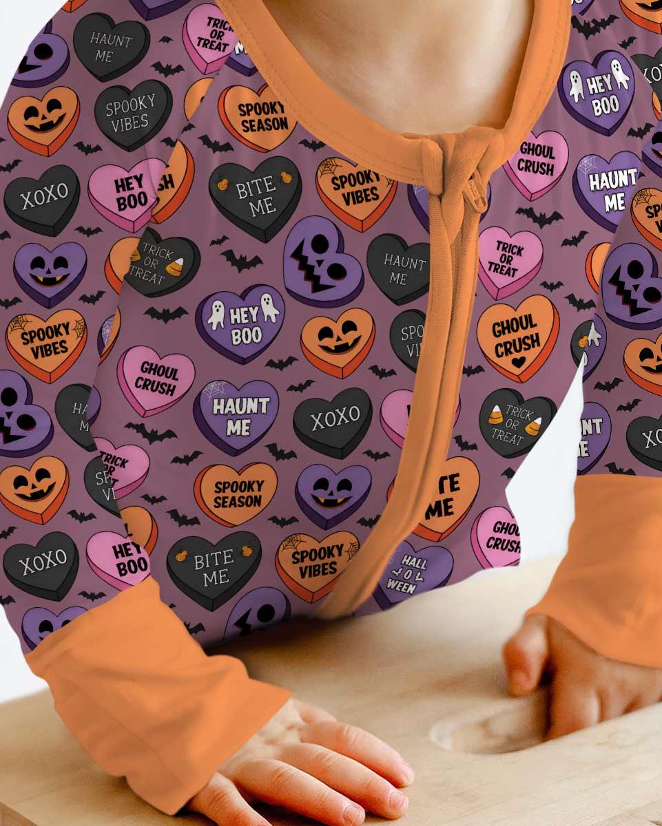 Candy Hearts Halloween Convertible Zippy